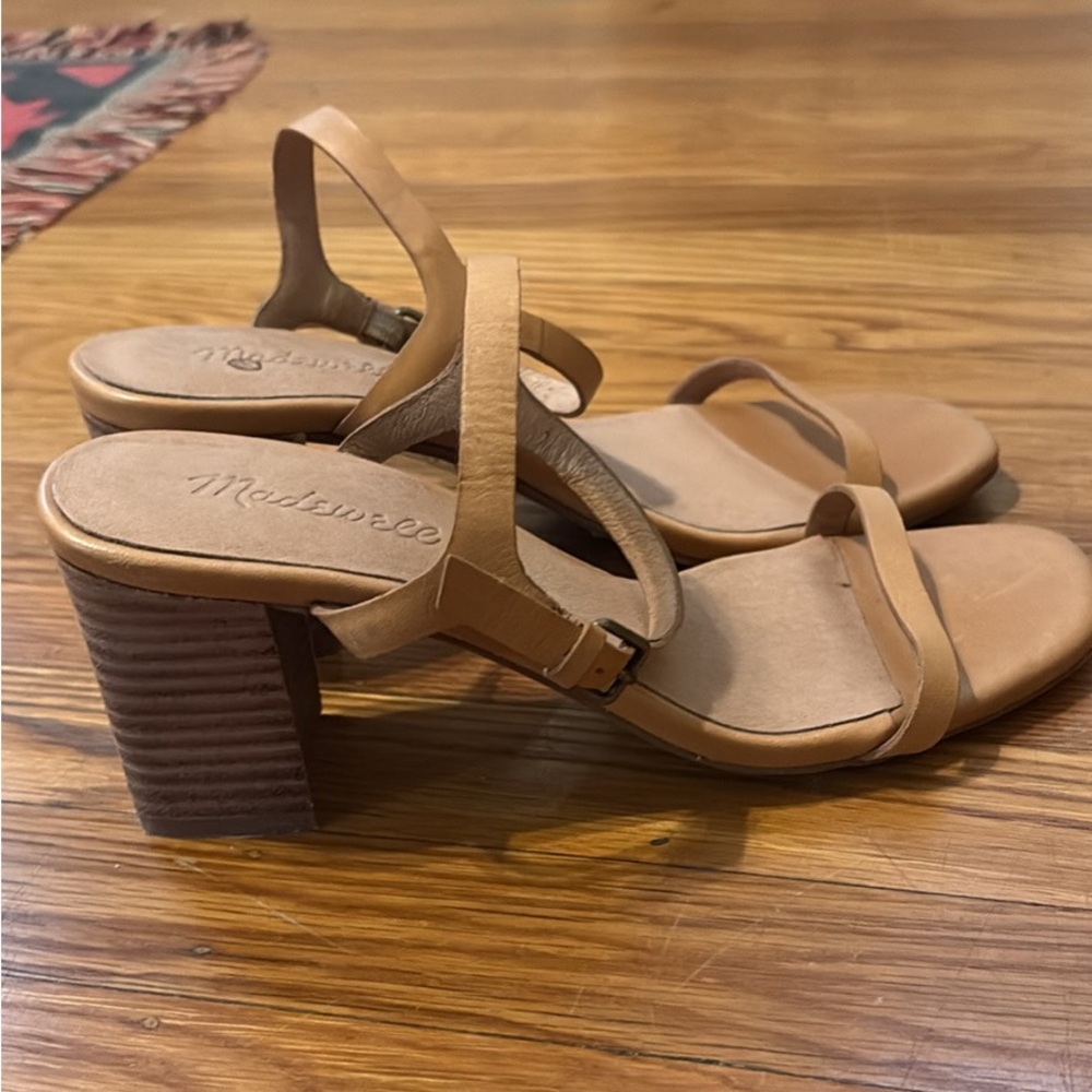Madewell wood block heel sandals